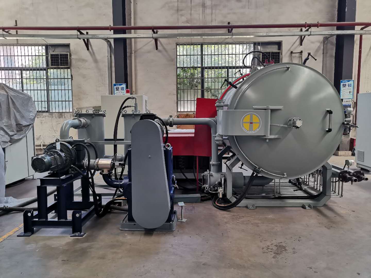 Horizontal type carbonization furnace Horizontal type carbonization furnace